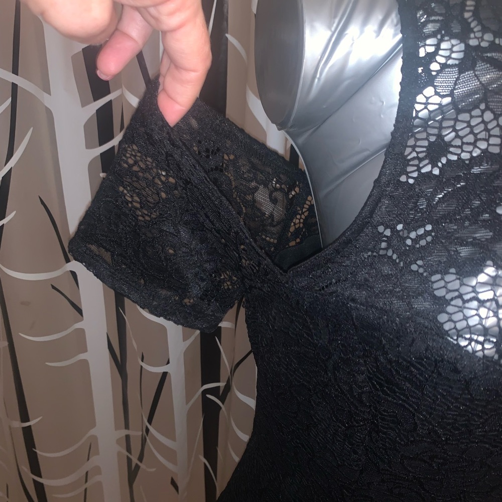 Lace Black Dress - Picture 3 of 5